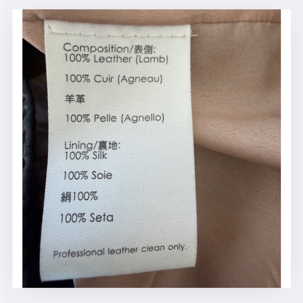 3.1 Phillip Lim Lamb Leather Cut-Out Shorts – Size 8 - Picture 6 of 7